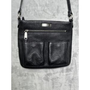 Cole Haan Pebble Leather Crossbody Bag Womens Purse Adjustable Strap Pockets